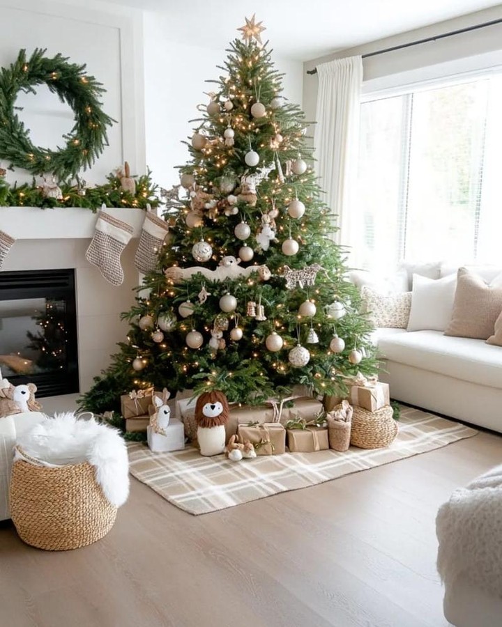 28 Elegant Neutral Christmas Decor Ideas for a Cozy Holiday Home